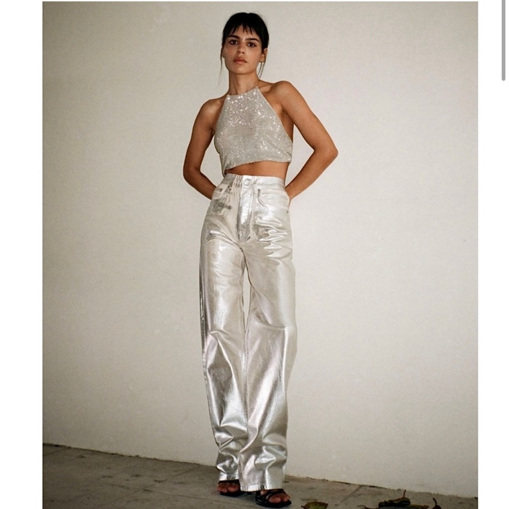 Zara ZW MID-RISE BOYFRIEND JEANS